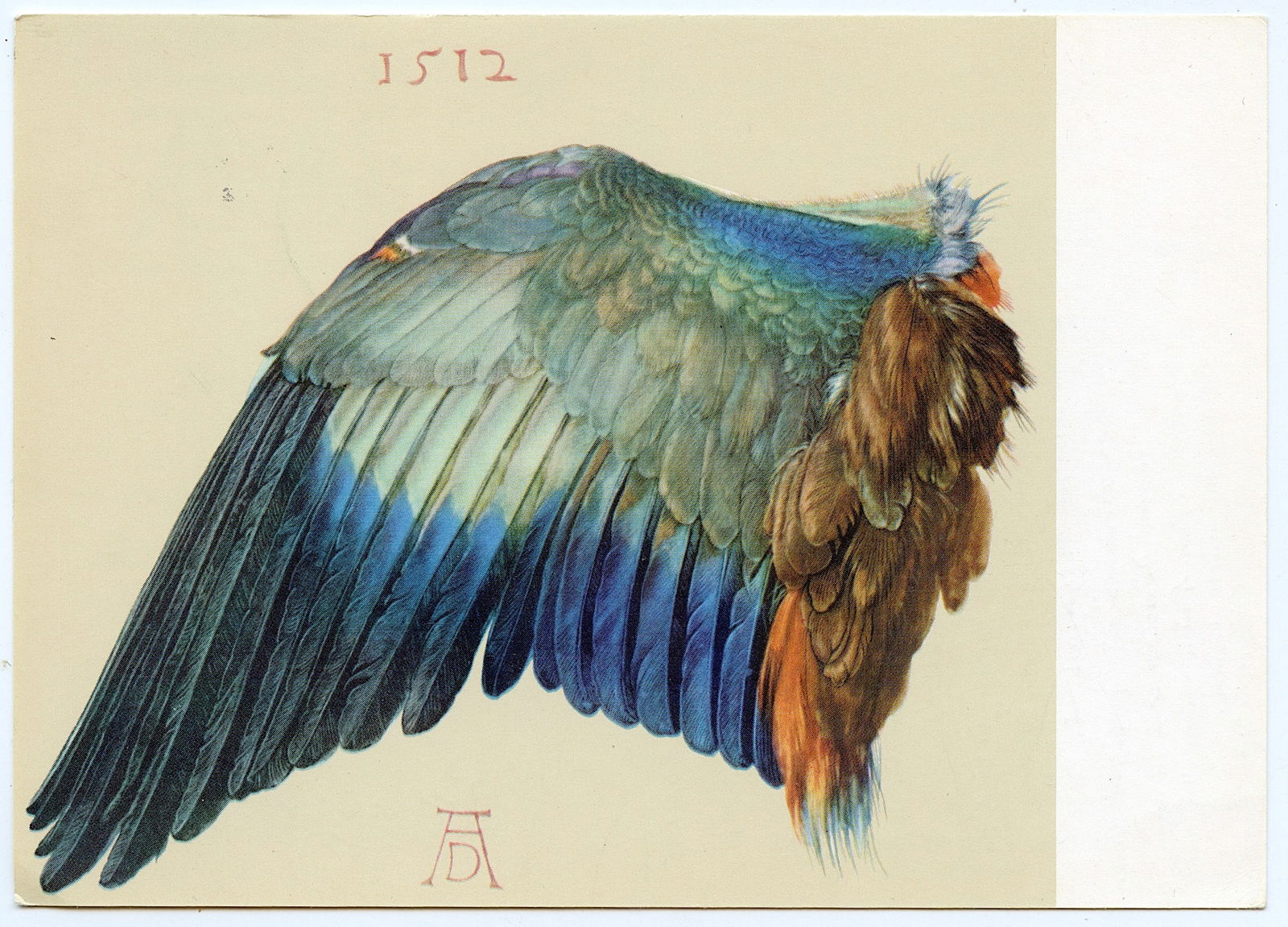 Scarce Vintage Card Print / Art /  Illustration 6" x 4.25" (1 of 2)