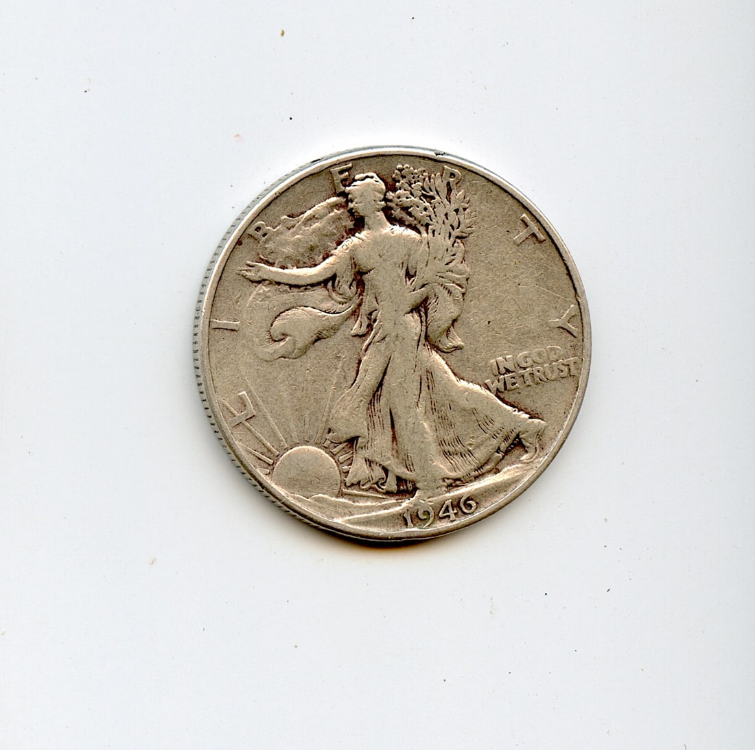 1946 Walking Liberty Silver Half Dollar Coin (1 of 2)