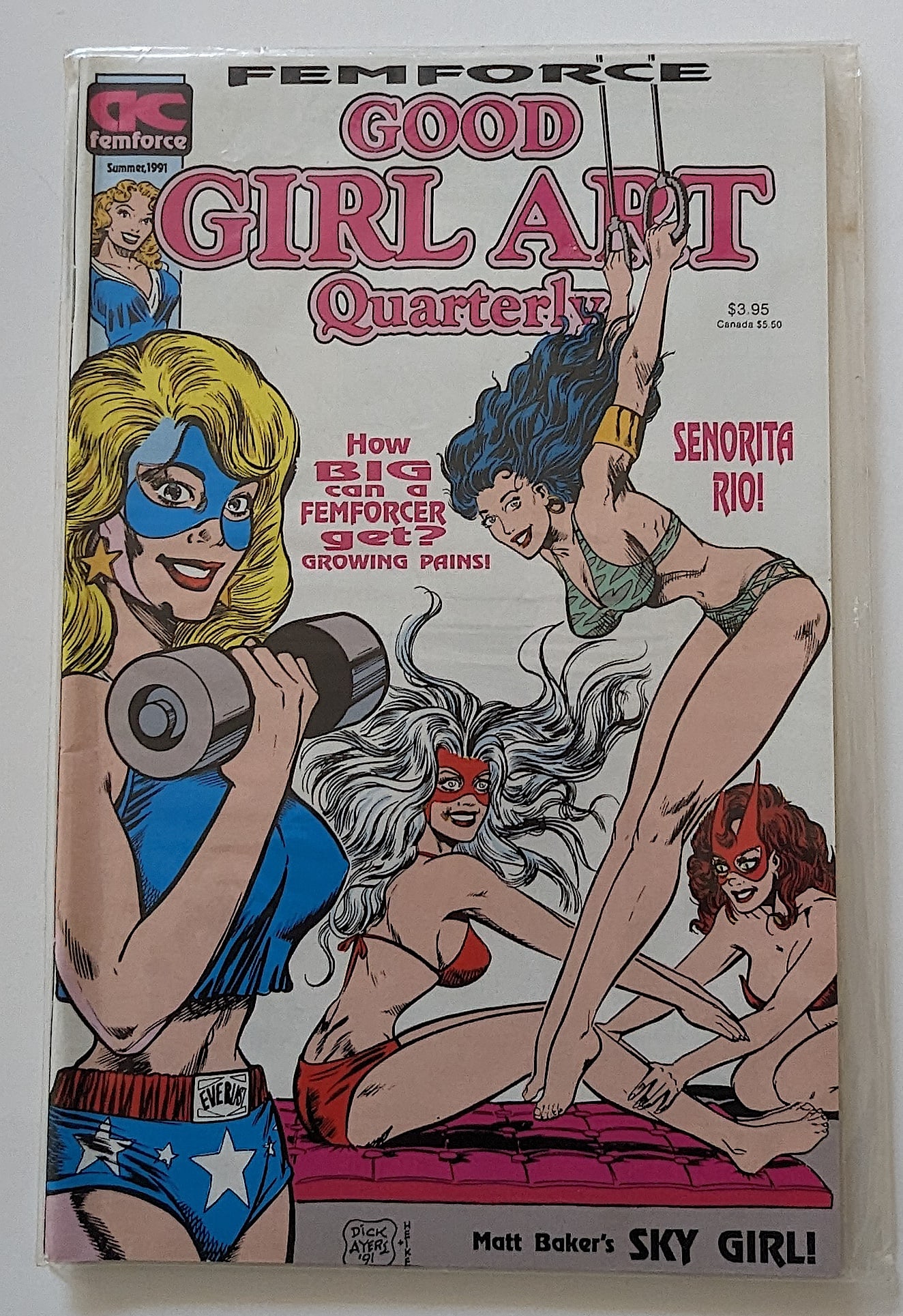 Vintage Ephemera Comic FEMFORCE Good Girl Art Quarterly (1 of 1)
