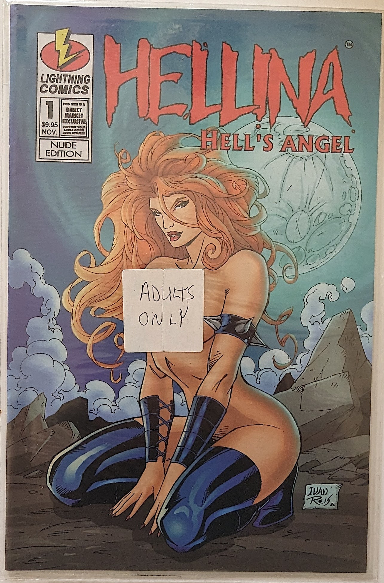 Vintage Ephemera Adults Comic HELLINA # 1 (1 of 1)