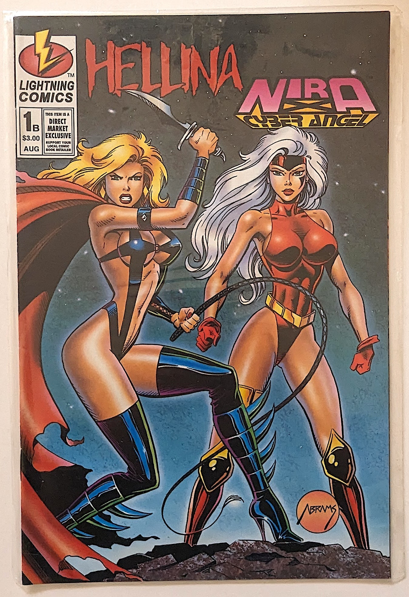 Vintage Ephemera Comic HELLINA NIRA Cyber Angel (1 of 1)