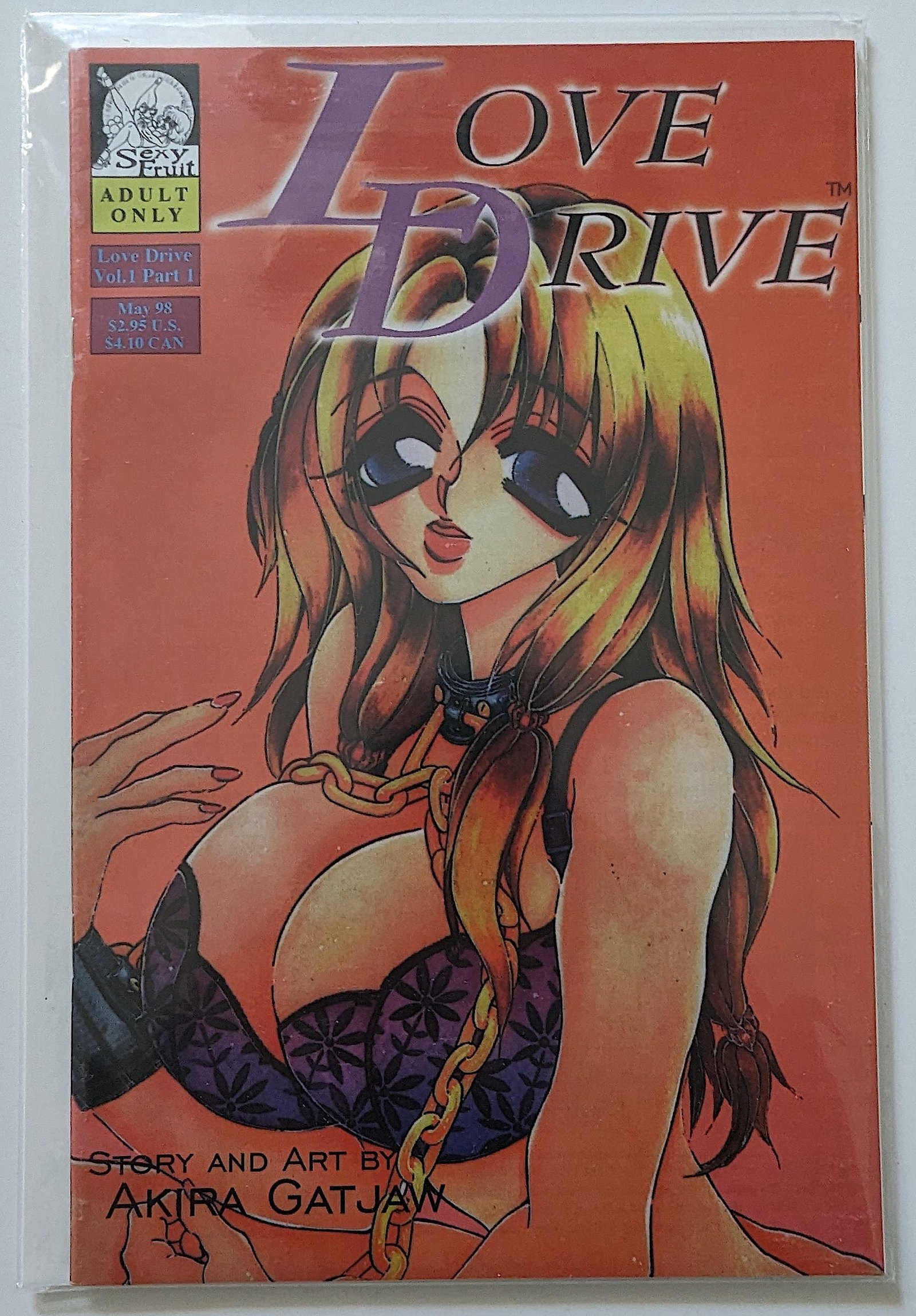 Vintage Ephemera Comic LOVE DRIVE Adult Manga (1 of 1)