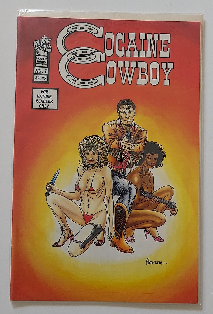 Vintage Ephemera Comic Cocaine Cowboy N. 1 (1 of 1)