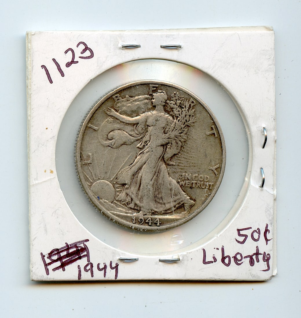 Scarce Silver Coin Collectors 1944 Walking Liberty Half Dollar: Provenance from a PBC Collector. We have included quality scans to show it's actual condition. This lot is located in Boca Raton, Fl and its shipment will be made directly by Artelisted. Shipping insu