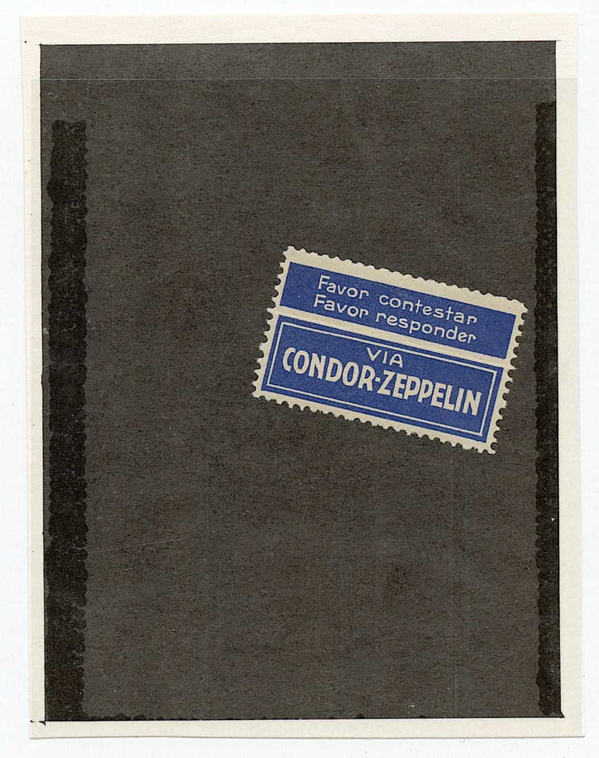 Vintage Original Collectible Condor Zeppelin Air Mail, 1930s (1 of 1)