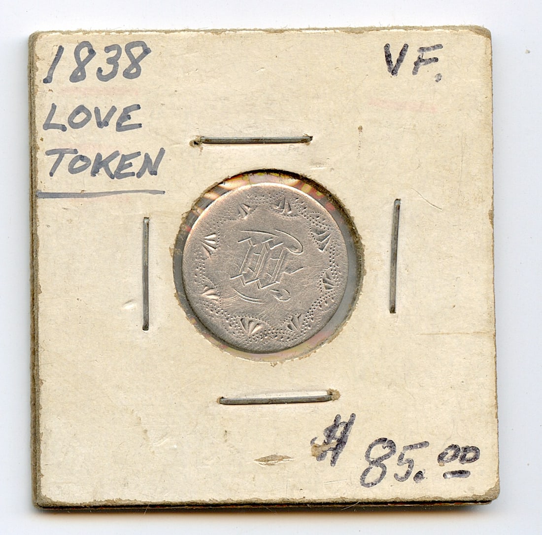 Collectors Coin  1838 Love Token (1 of 2)