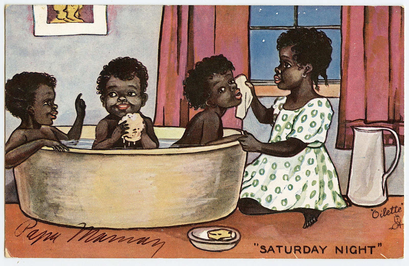 Antique Vintage Rare Postcard Early Americana: Provenance from a PBC Collector. We have included quality scans to show it's actual condition. The dimensions of an antique postcard are Approx. 5.5"x 3.5" (small variances can occur). This lot is loc