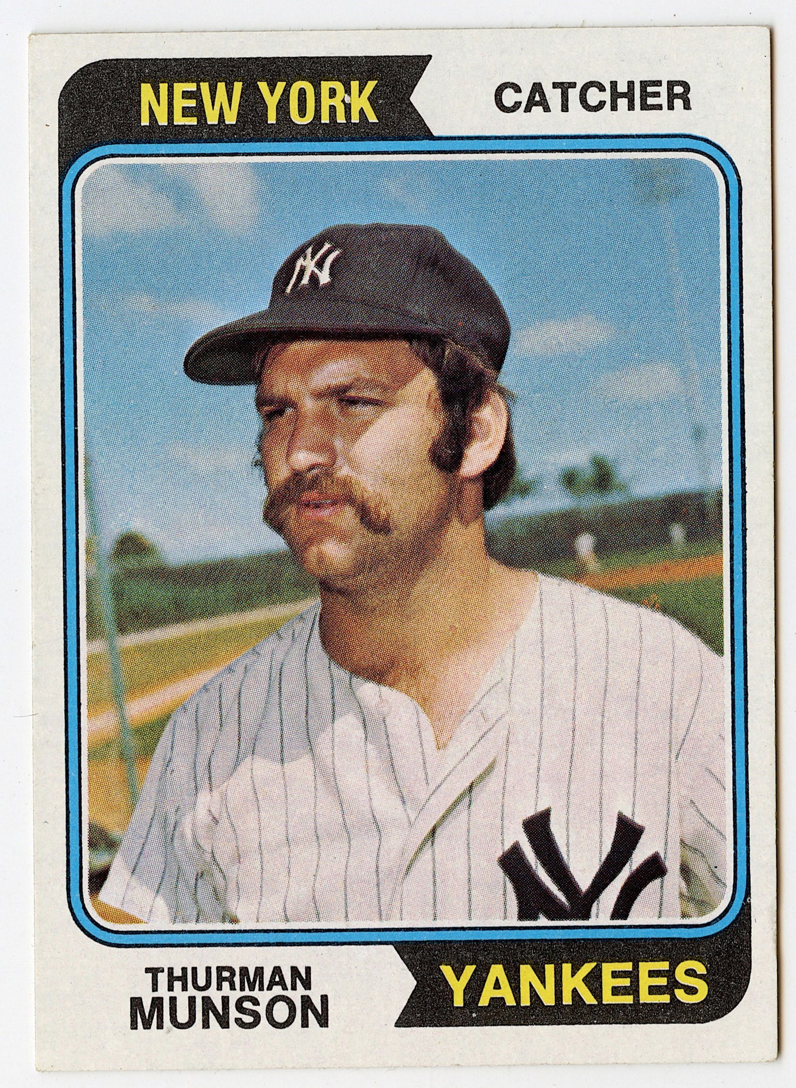 1974 Topps #340 Thurman Munson New York Yankees (1 of 2)