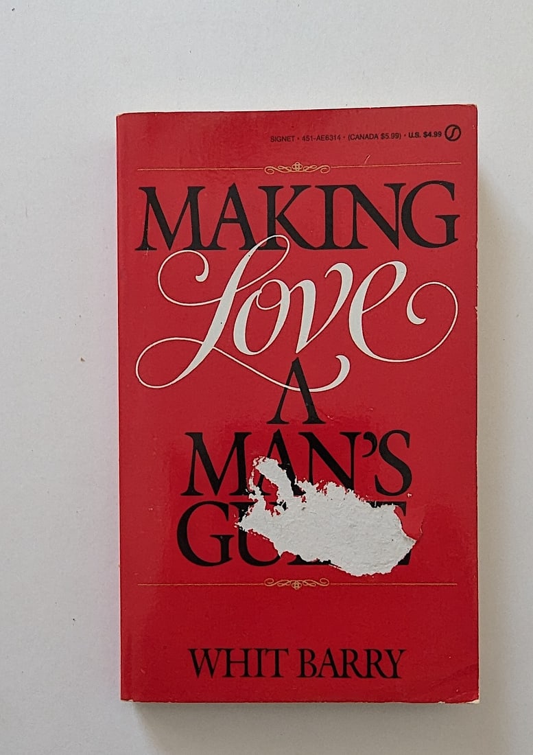 Vintage Used Book Adult Book Making Love A Man's Guide (1 of 3)