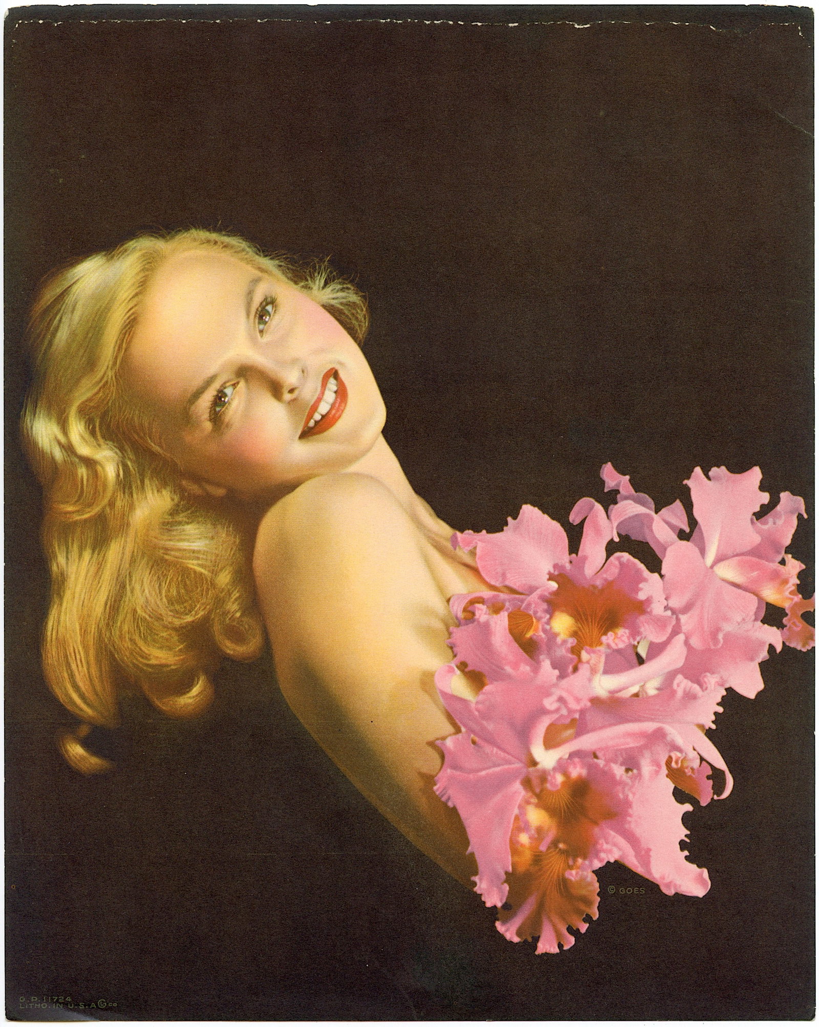 Vintage 1950's Pin-Up Litho Made in USA. 10" x 8": Provenance from a collector in RI. This lot is located in Boca Raton, Fl and its shipment will be made directly by Artelisted. Shipping insurance is the responsibility of the buyer. Ask us if you want