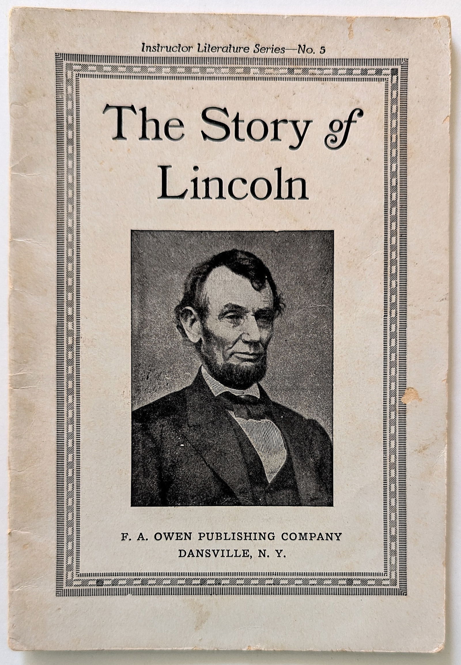 Scarce The Story of LINCOLN 1906 Very Good Condition (1 of 5)