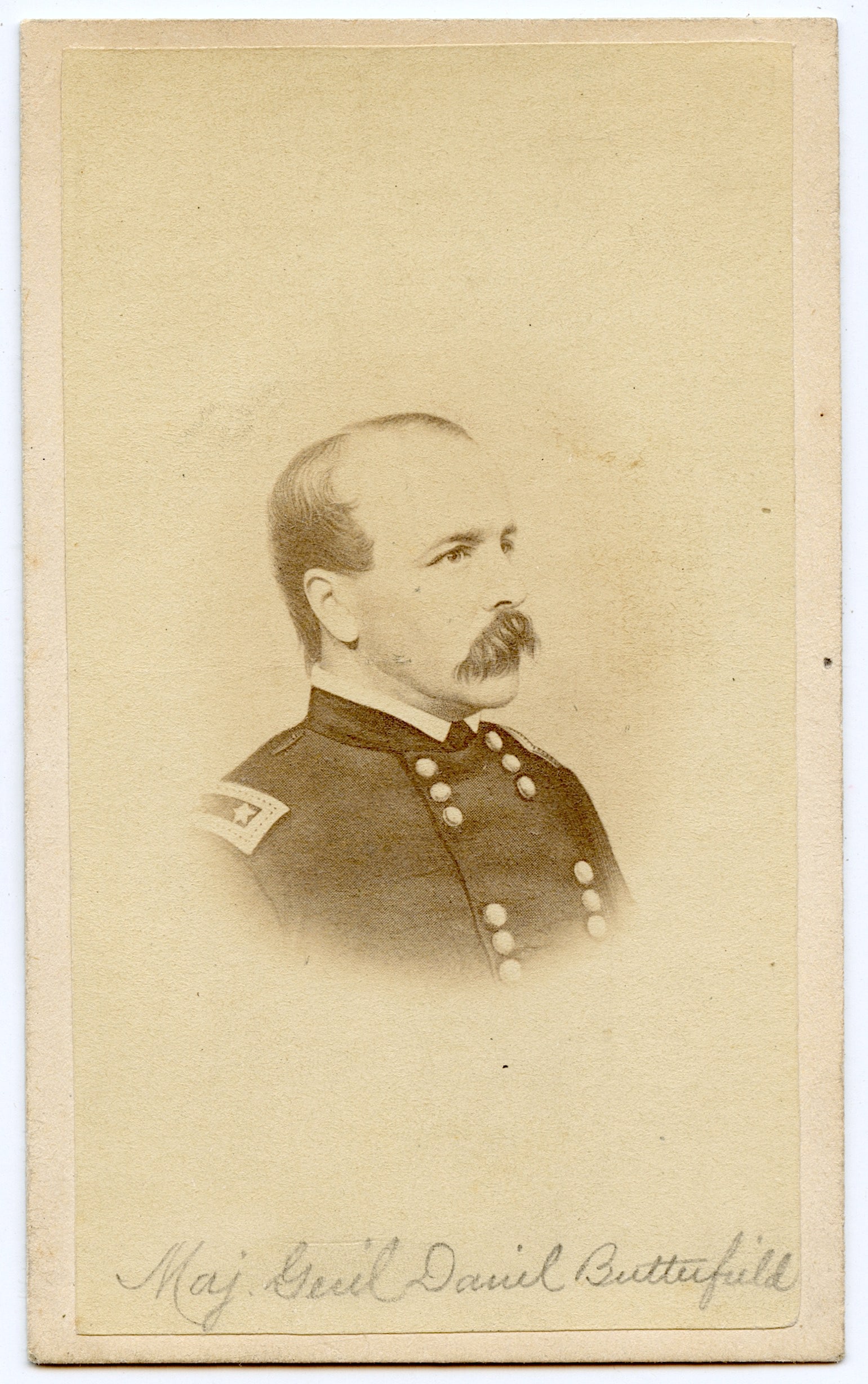 Antique CDV Photo Portrait DANIEL BUTTERFIELD (1 of 2)