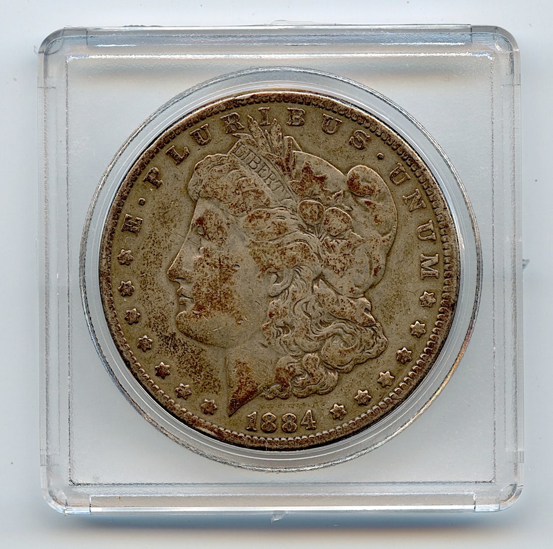 1884 US Silver Coin Collectors Morgan Dollar: This coin is from the estate of deceased collector in South Florida. We have included quality images to show it's actual condition This lot is located in Boca Raton, Fl and its shipment will be made d