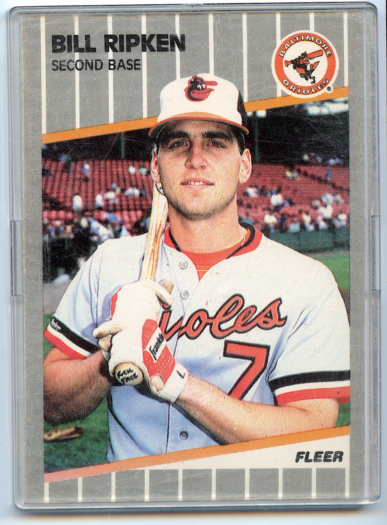 ULTRA RARE 1989 Fleer #616 Billy Bill Ripken Error Card (1 of 2)
