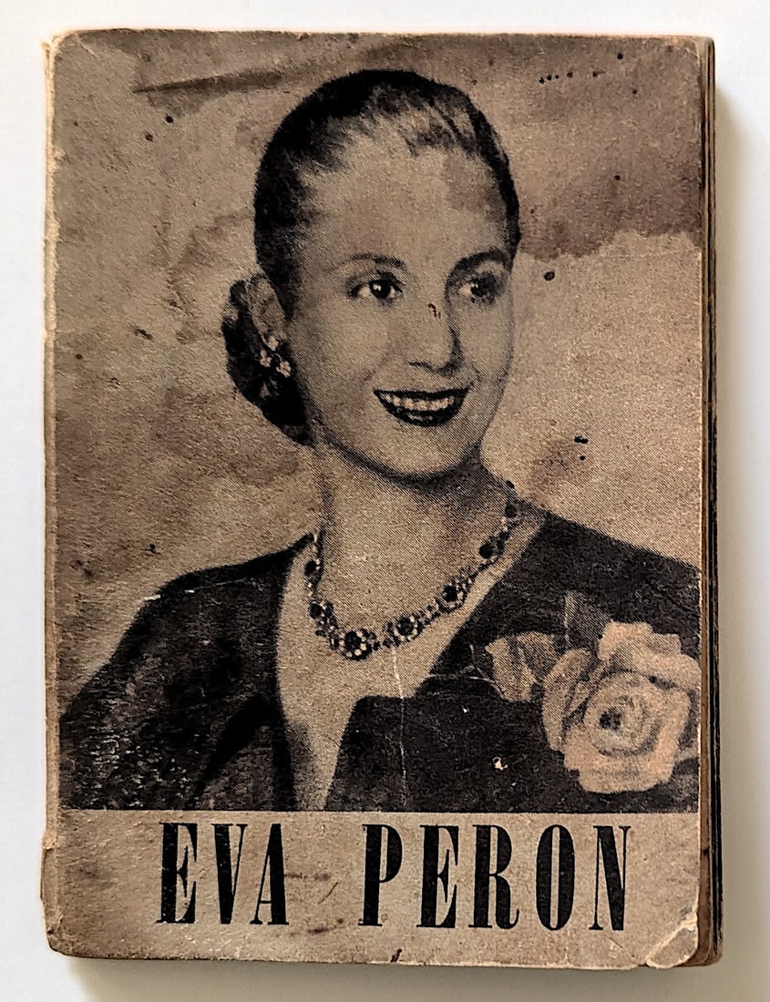 Vintage Original Booklet EVA PERON Secretaria Prensa Argentina: The provenance of this lot is from the estate of a deceased collector in South Florida. We have included quality scans to show it's actual condition. This lot is located in Boca Raton, Fl and its ship