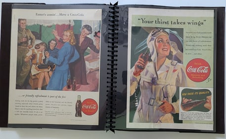 Vintage Original Folder 45 Pages Ads Army Coke Studebaker
