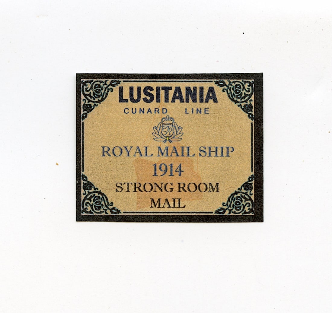 Vintage Stamp Ephemera Royal Mail Ship Strong Room Cruise (1 of 2)