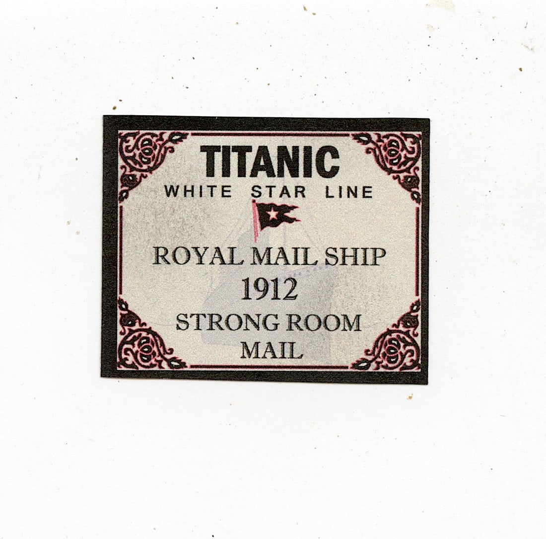 Vintage Stamp Ephemera Royal Mail Ship Strong Room Cruise (1 of 2)