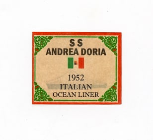 Vintage Stamp Ephemera Royal Mail Ship Strong Room Cruise