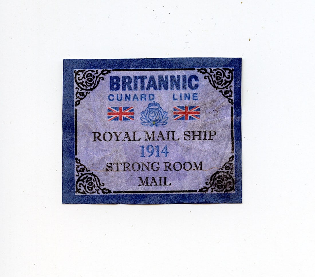 Vintage Stamp Ephemera Royal Mail Ship Strong Room Cruise (1 of 2)