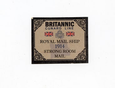 Vintage Stamp Ephemera Royal Mail Ship Strong Room Cruise