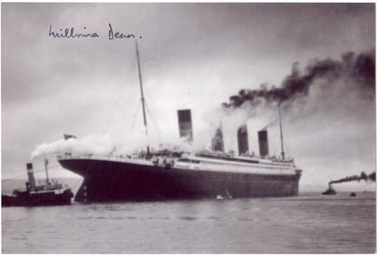 Original Scarce TITANIC Ephemera Signed Survivors