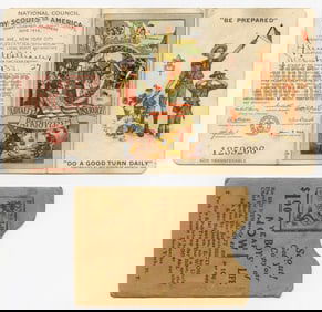 Scarce Boy Scout USA Membership Booklet 1933