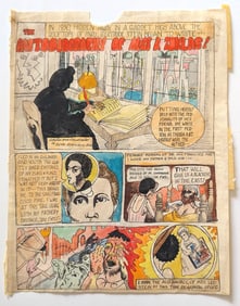 Original Hand Painted Illustration BJORN ROBINSON RYE