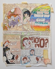 Original Hand Painted Illustration BJORN ROBINSON RYE- Signed