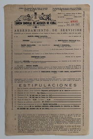 Historical Cuba Salsa Music Document CONCEPCION CASTRO , 1947