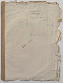 Historical Cuba Salsa Music Book Hand Signed ERNESTO LECUONA