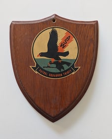 Vintage Military Plaque ASW Patrol Squadron Thirty