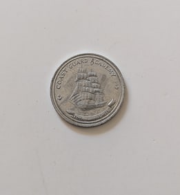 US Coast Guard Academy Training  Aluminum Token