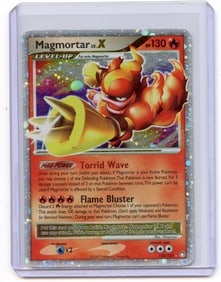 Pokemon - Magmortar LV.X (123) - Mysterious Treasures - Holo
