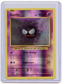 Pokemon Card - 2016 Gastly 47/108 - XY Evolutions Holo