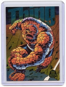 1994 Marvel Universe Power Blast The Thing Insert Card #9