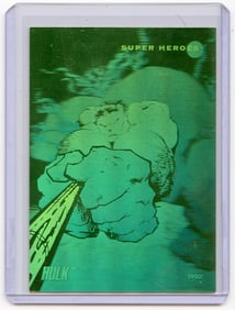 1992 Skybox Marvel Universe Incredible Hulk Hologram #H1