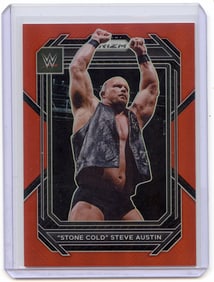 2023 "Stone Cold" Steve Austin Panini Prizm WWE RED 108/299 #197