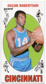1969 Topps Basketball #50 Oscar Robertson