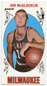 1969 JON McGLOCKLIN - Topps "Tall Boy" (R) Basketball Card