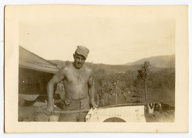 Original Vintage Photo  US Military Pacific War WW2