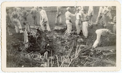 Original Vintage Photo  US Military Pacific War WW2