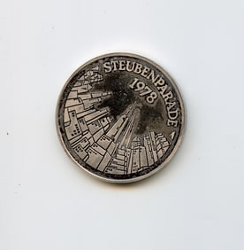 Medal Steubenparade 1978 - Friedrich Wilhelm Von Steuben