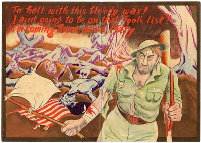 Original WWII Japanese Propaganda Leaflet Pacific War