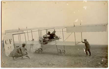 Antique Original Scarce Real Photo PC Pioneers Aviation