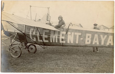 Antique Original Scarce Real Photo PC Pioneers Aviation