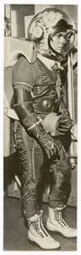 Original Vintage Photo US Military Aviation Astronaut Clothing