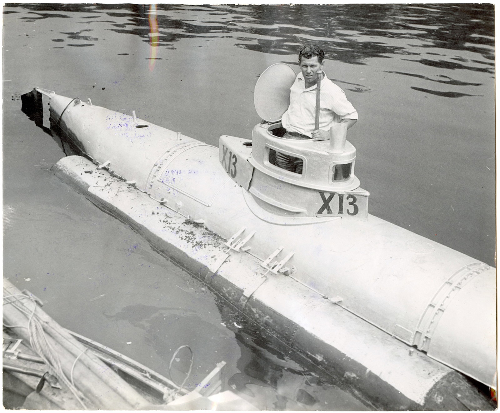 Vintage Photo US Submarine WW2 in Europe, 1949: Provenance from a PBC Collector. We have included quality scans to show it's actual condition. The dimensions are Approx. 7" x 8.5". This lot is located in Boca Raton, Fl and its shipment will be made