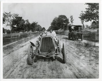 Vintage Scarce Type III Photo Car Racing Pope Hartford, 1905