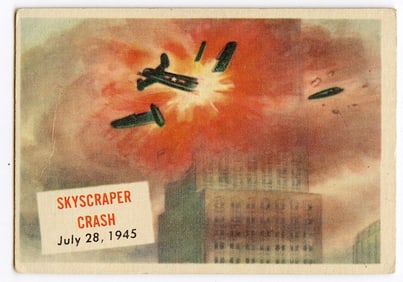 1954 Topps Scoop Skyscraper Crash – #108